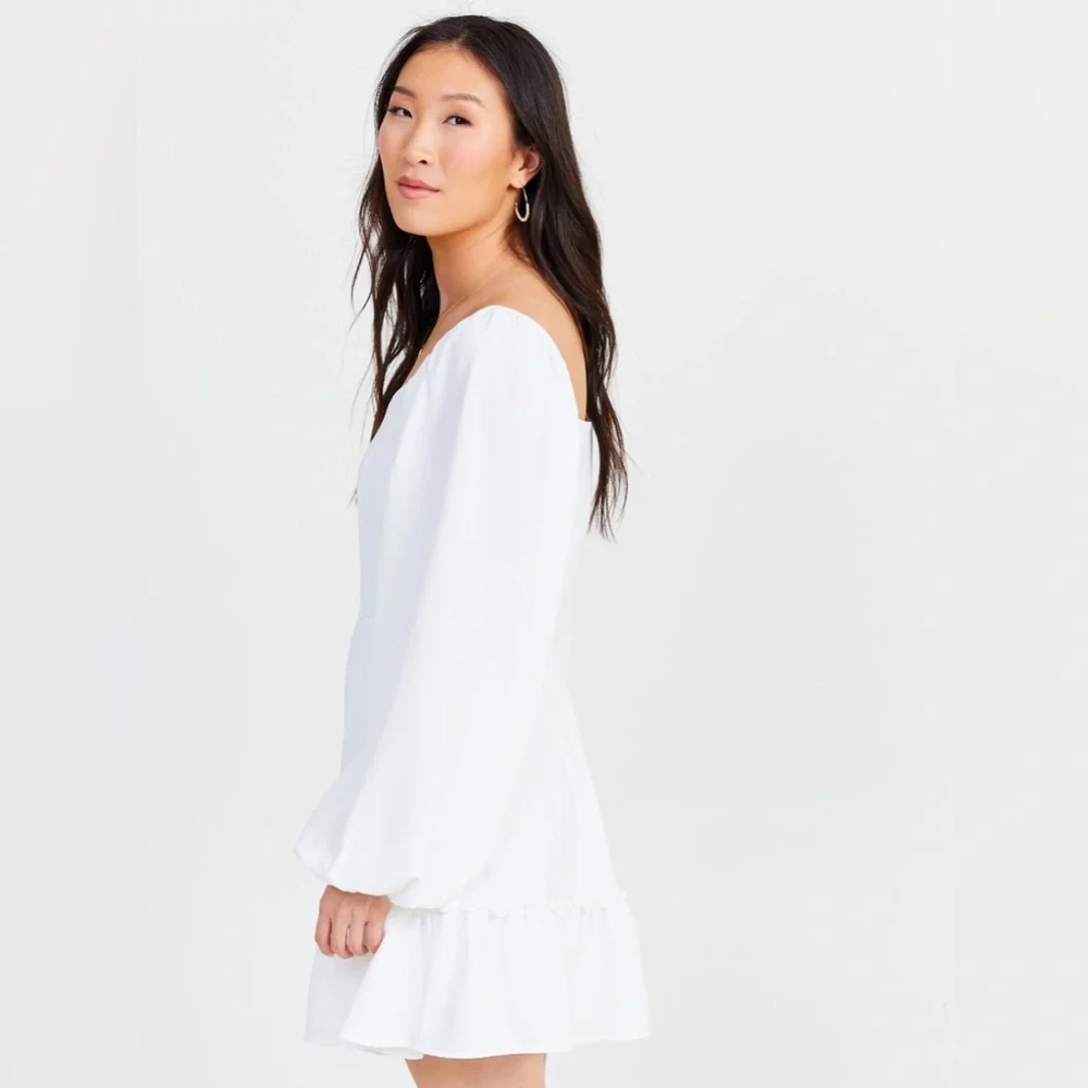 Altar’d State Green Sage Long Sleeve Mini Dress - Picture 8 of 8